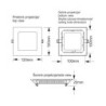 LED panele 6w