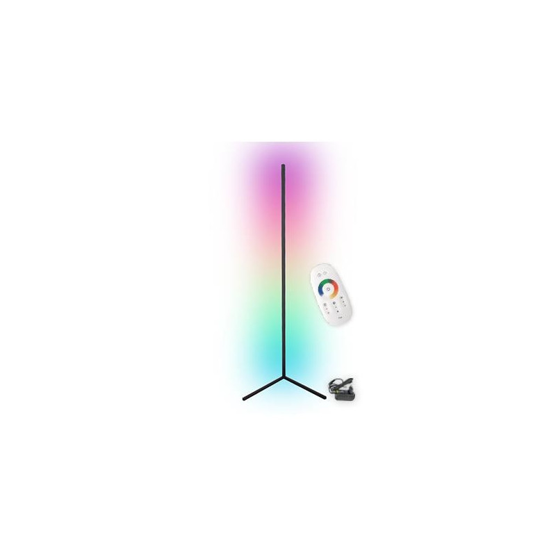 LED toršeras RGB 20W 140cm juodas LED toršeras RGB 20W 140cm juodas