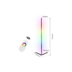 LED toršeras RGB 20W 140cm juodas