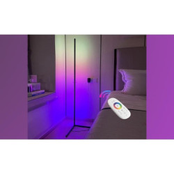 LED toršeras RGB 20W 140cm juodas