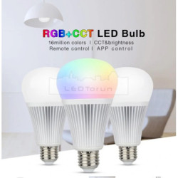 LED lemputė  + CCT FUT012 Milight E27 9W RGB