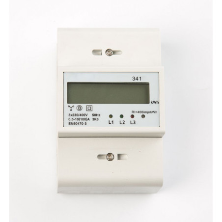 Modulinis elektros energijos skaitiklis OLLO 3P-341D 3F 5(80)A