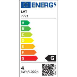 LED lemputė E27 Filament Dimm A60 2200K 4W