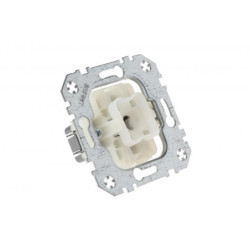 1kl.perjungiklis su baltos.sp.LED, spyr.kont."Prof."b/r