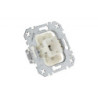 1kl.perjungiklis su baltos.sp.LED, spyr.kont."Prof."b/r