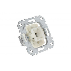 1kl.perjungiklis su baltos.sp.LED, spyr.kont."Prof."b/r