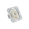 1kl.perjungiklis su baltos.sp.LED, spyr.kont."Prof."b/r