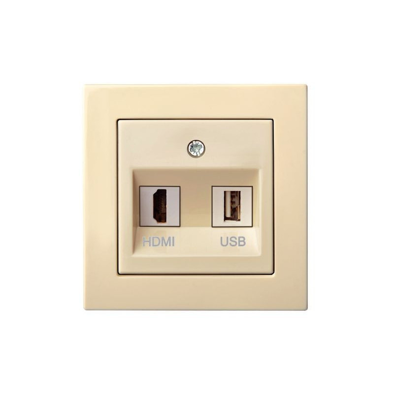HDMI ir USB lizdas HDMI ir USB lizdas