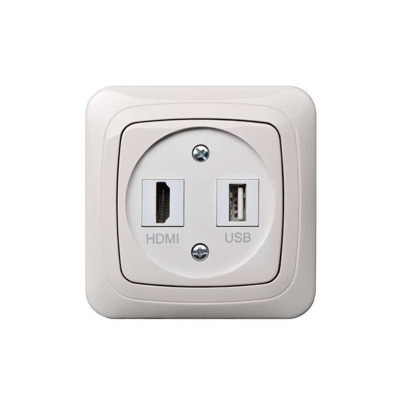 HDMI ir USB lizdas HDMI ir USB lizdas