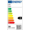 LED šviestuvas 120cm 2x36W