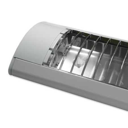 LED Šviestuvas T8/G13, 2x36W, paviršinis, su reflektorium